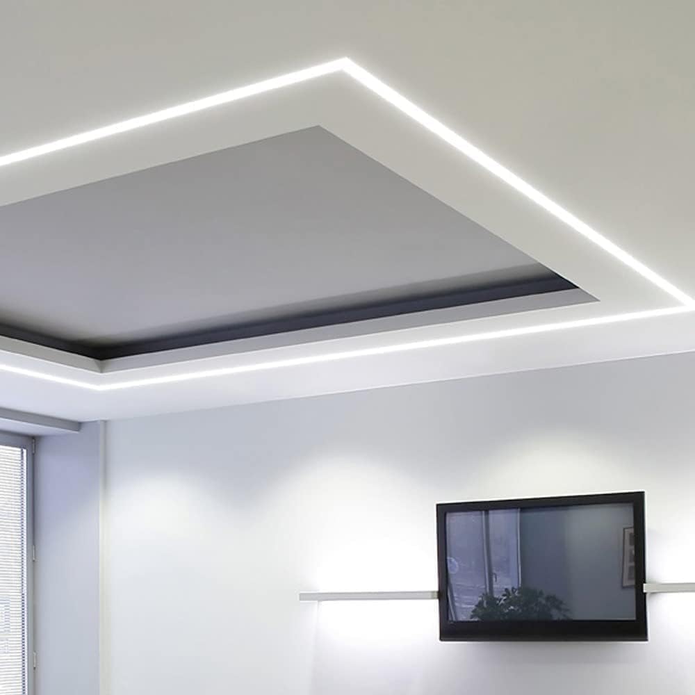 Striscia LED 220 V bianco freddo 6500 K Striscia LED 5050 interno esterno 220 V Bobina da 50 m