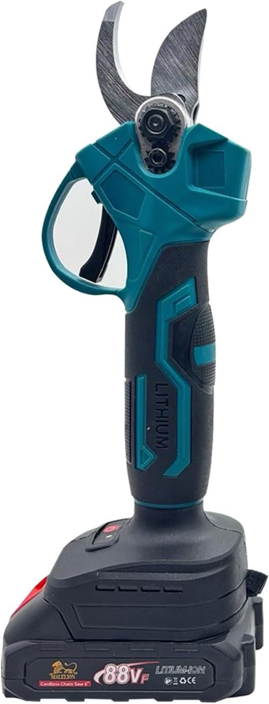 081 Store - Kit Set per Potatura a Batteria, con Cesoie Forbici e Mini Motosega da 6" Pollici, con Asta Telescopica da 208 cm, Cesoie Elettriche per Potatura Giardino Rami Arbusti Vigneto