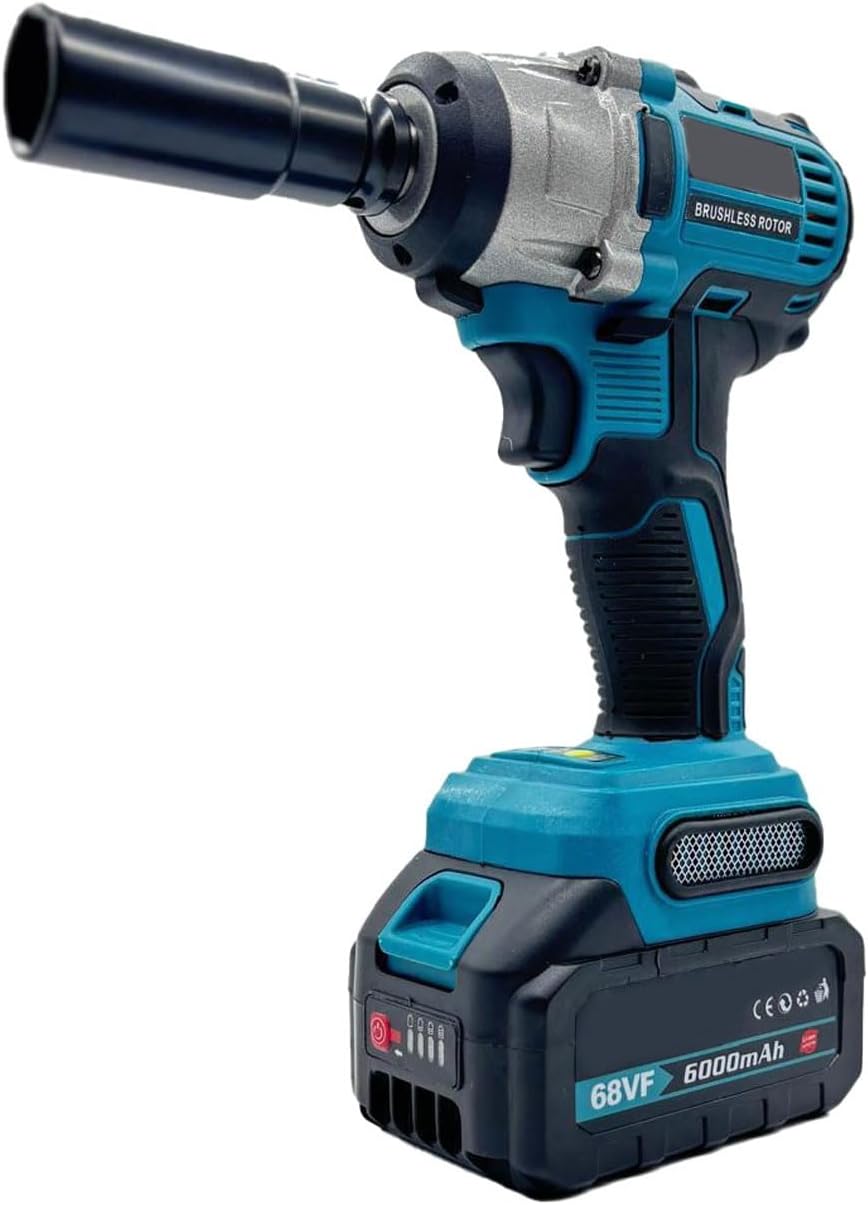 081 Store - Set Completo Professionale 3 in 1 Fai da Te con Trapano Avvitatore a Batteria, Smerigliatrice Angolare Senza Fili e Trapano a Impulsi per Bulloni 68V – Strumenti Potenti e Versatili per Og