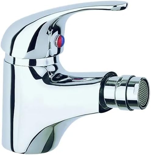 081 Store - Bidet Tap - Universal Mixer Tap for Bidet Chrome Finish, Complete with Connecting Hoses
