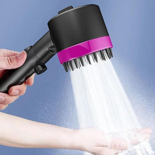 081 Store - Soffione doccia alta pressione,Soffione doccia con filtro, doccetta massaggiante con 3 modalità di getto, Soffione con funzione di arresto