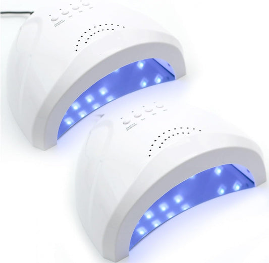 081 store - 2PZ Lampada Uv Led Unghie Professionale 48W - Coppia fornetto ricostruzione unghie