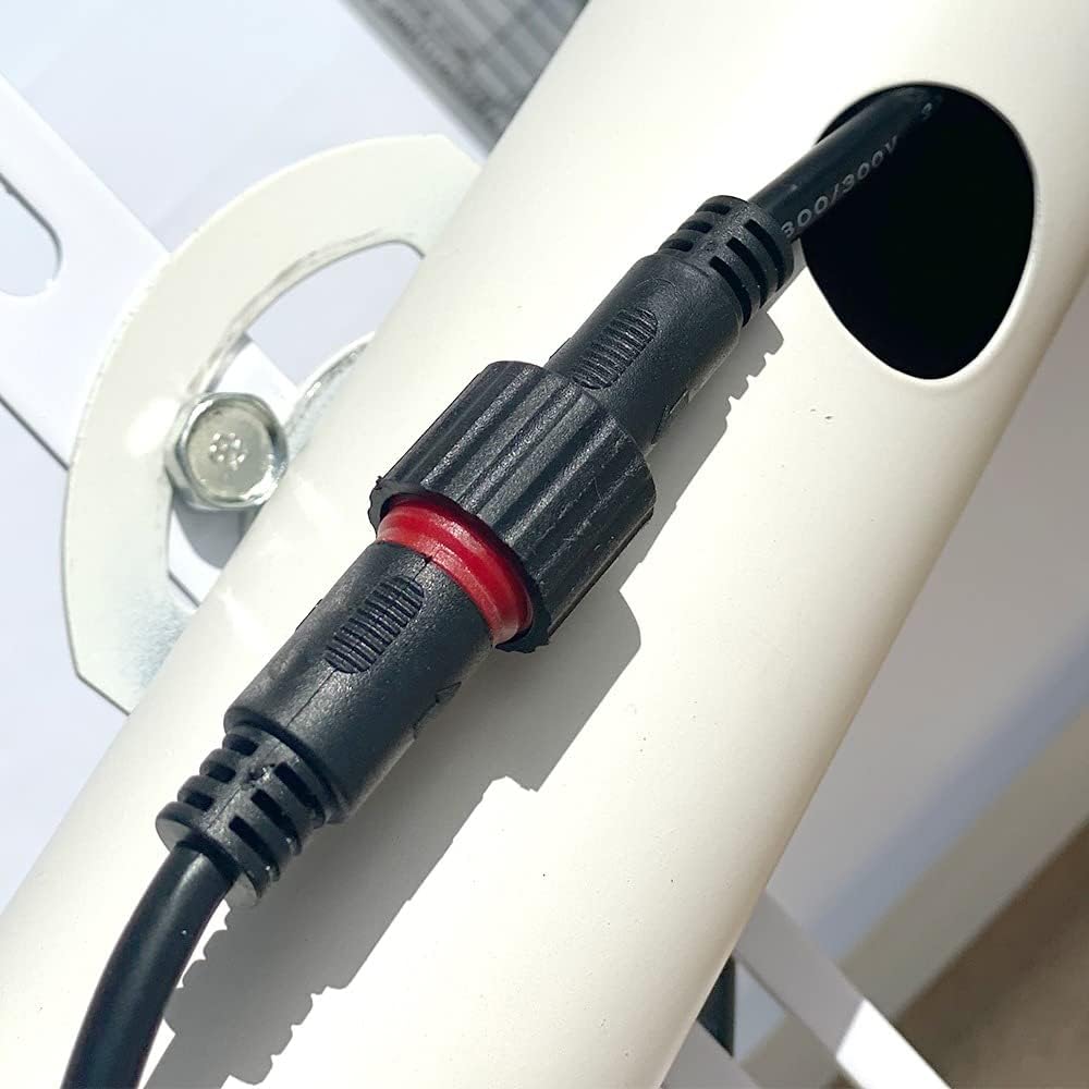 Set 2 Lampioni Solari LED 400W 6500K IP65 con Pannello Solare Separato e Staffa – Illuminazione Esterno Impermeabile con Telecomando