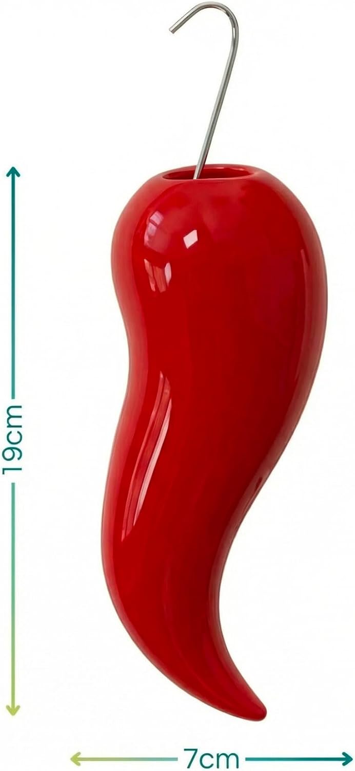 5 Umidificatori in Ceramica per Radiatore – Corno Rosso
