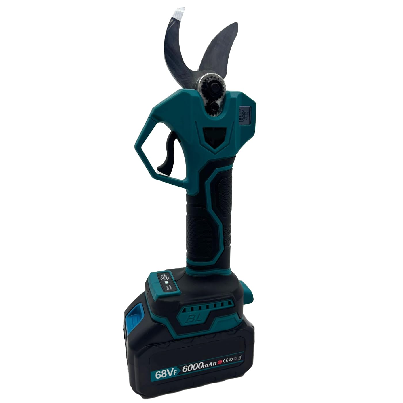 081 Store - Forbici Potatura con 2 Batterie da 68V Professionali e Comoda Valigetta, Forbici Potatura con Display, Cesoie Elettriche portatile, ASSISTENZA BATTERIA IMMEDIATA
