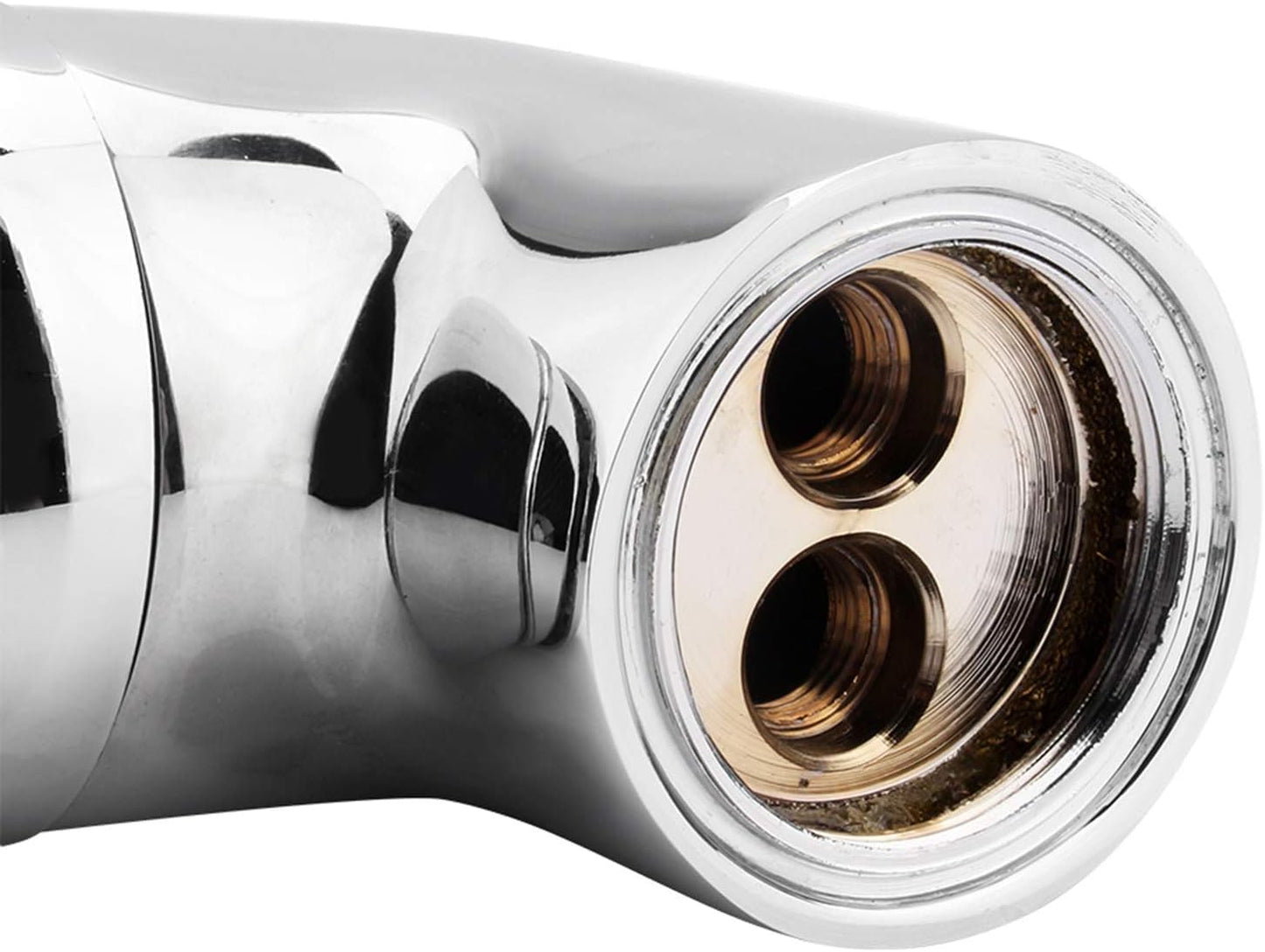 081 Store - Rubinetto da cucina girevole a 360°, miscelatore per lavabo canna alta, rubinetto singolo caldo e freddo, con beccuccio alto per cucina, bagno