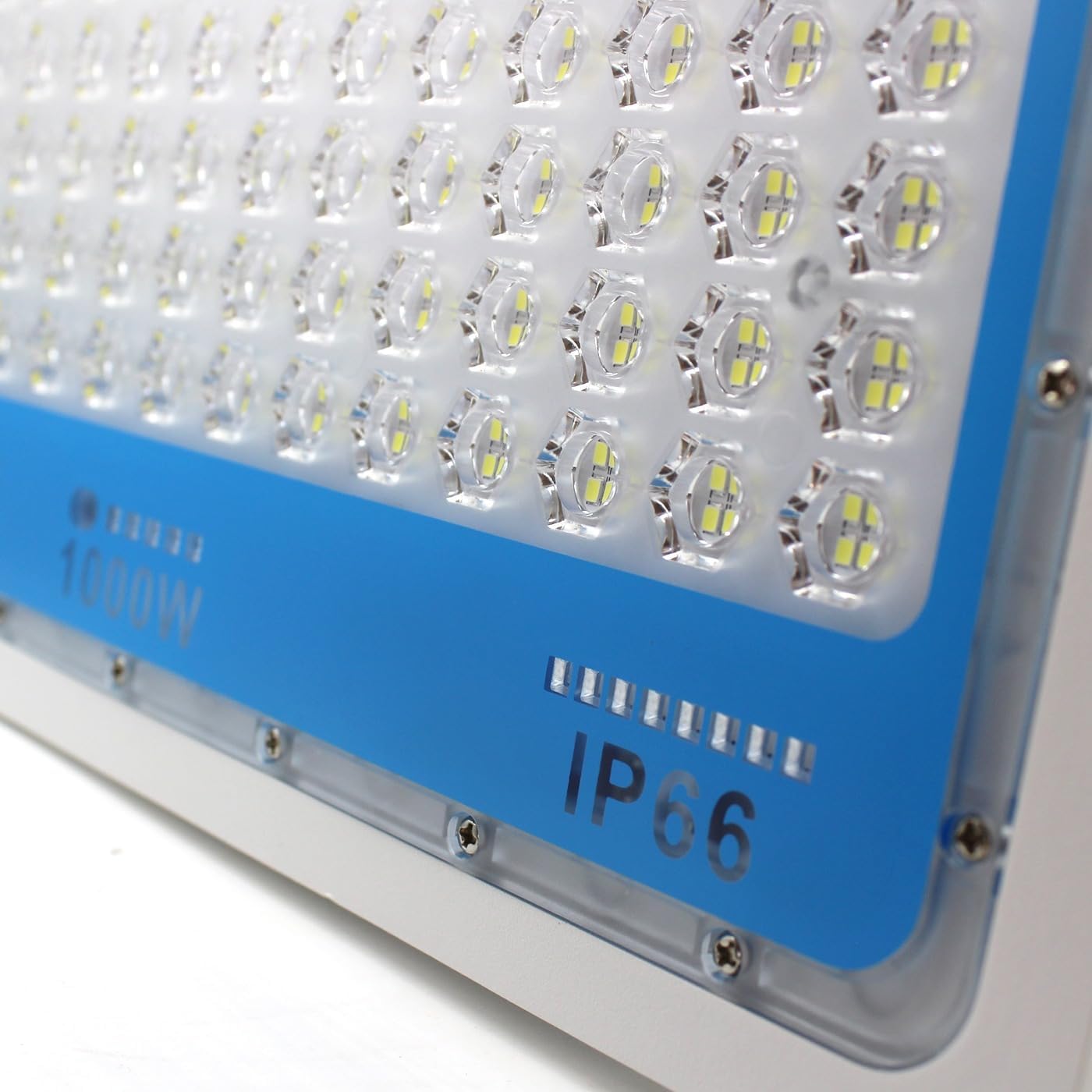 Faro LED Solare 1000W con Pannello Fotovoltaico 6000K IP66 – Proiettore da Esterno con Telecomando, Luce Bianca Fredda ad Alta Potenza
