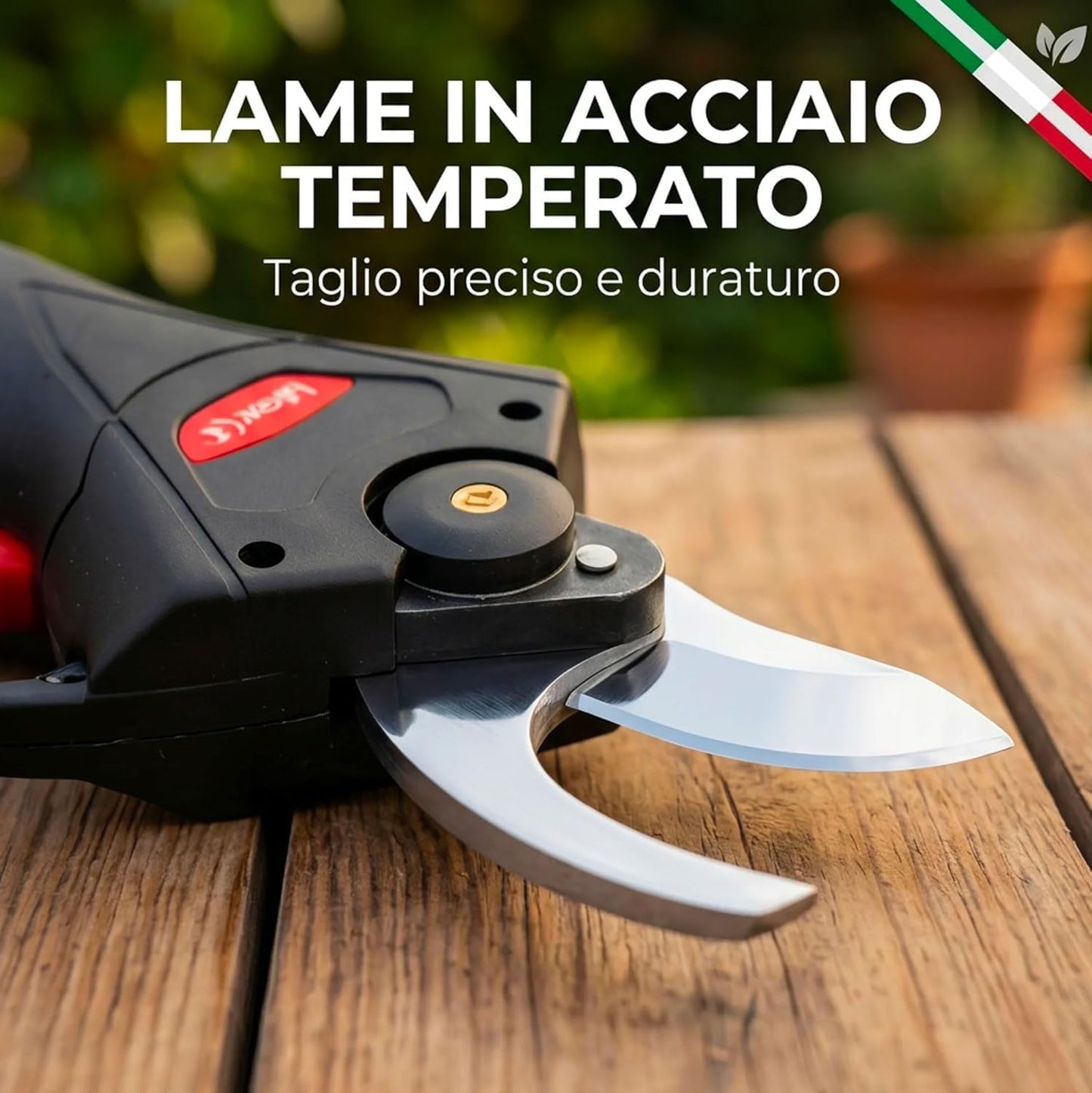Forbici da Potatura Elettriche 48V con 3 Batterie, Taglio fino a 35 mm, Valigetta e Accessori Inclusi