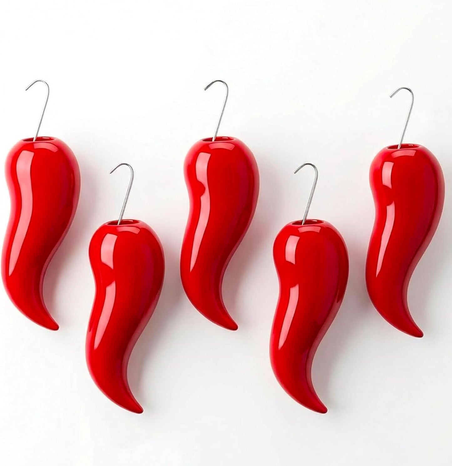 5 Umidificatori in Ceramica per Radiatore – Corno Rosso