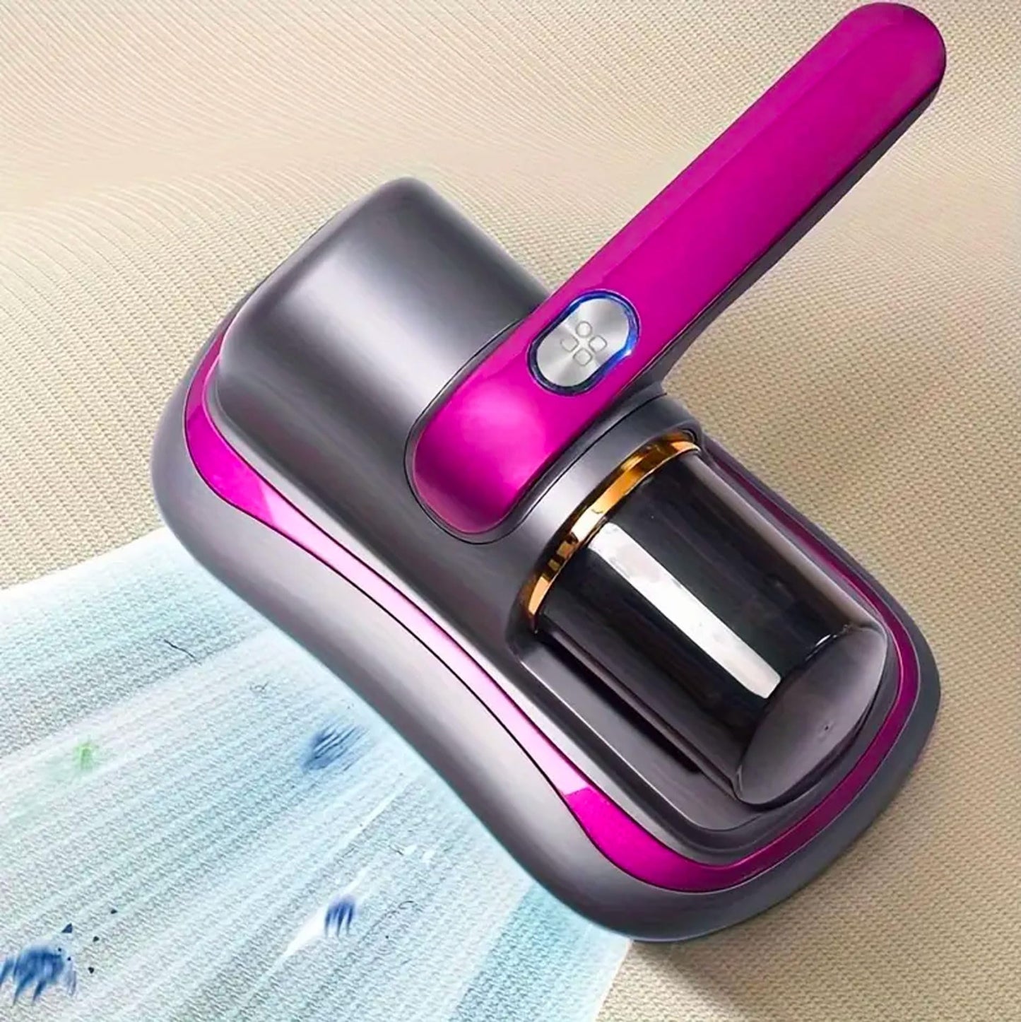 081 Store - Battimaterasso antiacaro, Aspiratore Portatile Puliscimaterasso, Aspirapolvere Senza Fili per Materassi, Mini Aspirapolvere UV Portatile, Ideale per Letti, Divani, Cuscini