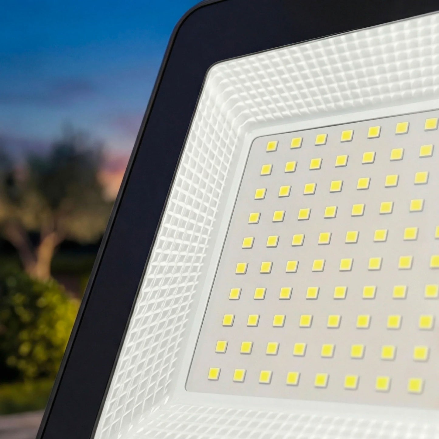 Faro LED Solare 400W IP67 15.000 Lumen – Faretto Esterno con Pannello Solare Integrato, 9 Ore Autonomia, Doppia Modalità Manuale