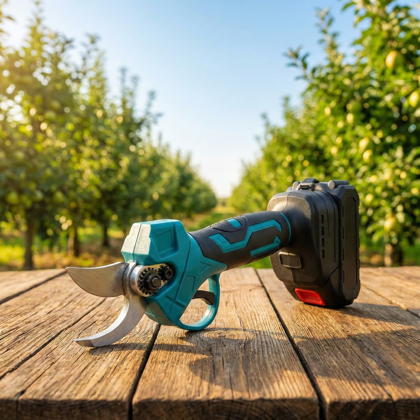 Set Potatura 48V con Forbici Elettriche e Motosega a Batteria 6", 2 Batterie 48V, Valigetta e Accessori Inclusi