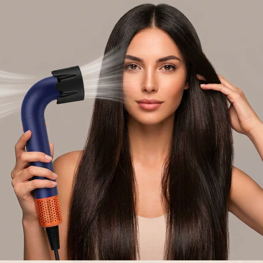 Asciugacapelli Ionico Professionale Senza Pale Alta Potenza Silenzioso con Tecnologia Vortex Air 3 Velocità 4 Temperature Bocchetta Magnetica Styling Rapido Anti Crespo