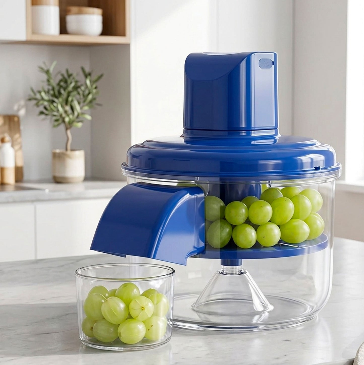 Sbucciatrice Elettrica Automatica per Uva e Aglio Ricaricabile Pelatore Frutta Acciaio Inox 304 50W Pelapatate Multifunzione per Pomodorini Ciliegie Cucina