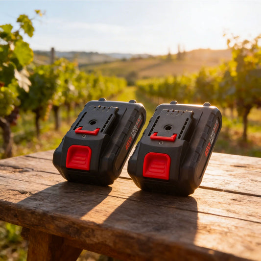 2 Batterie 48V di Ricambio per Forbice da Potatura, Batteria Ricaricabile per Cesoie Elettriche da Potatura